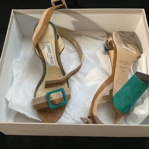 Jimmy   Choo size 8 designer strap  sandal.